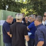 Villa Comunale, al via le verifiche sul terreno. Il sindaco Salera: «Comune parte lesa, tuteleremo la città» IMG_9943